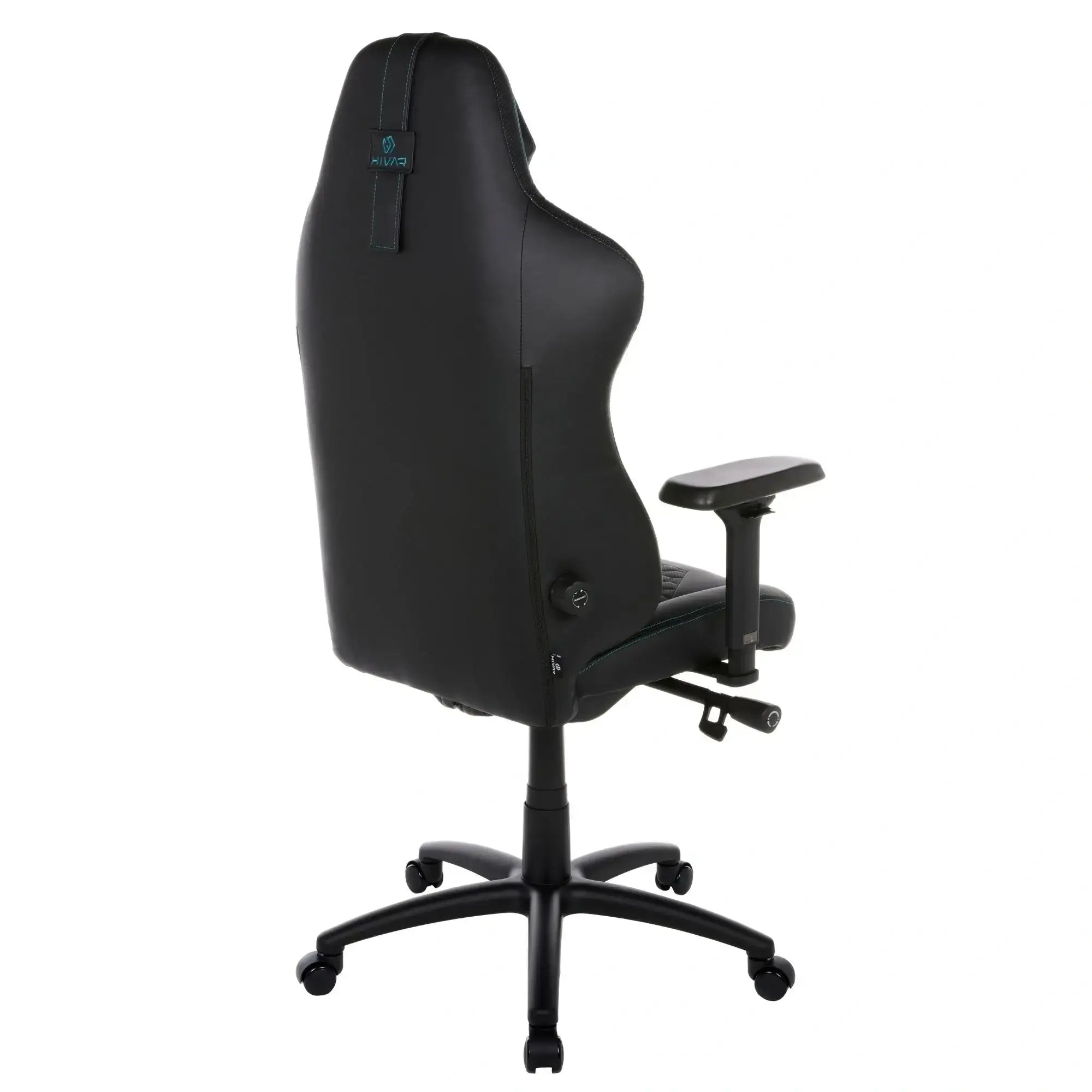 HIVAR Orbical Onyx Coal, rechte Rückansicht – stilvolle Optik mit ergonomischer Passform, schwarzes Fußkreuz