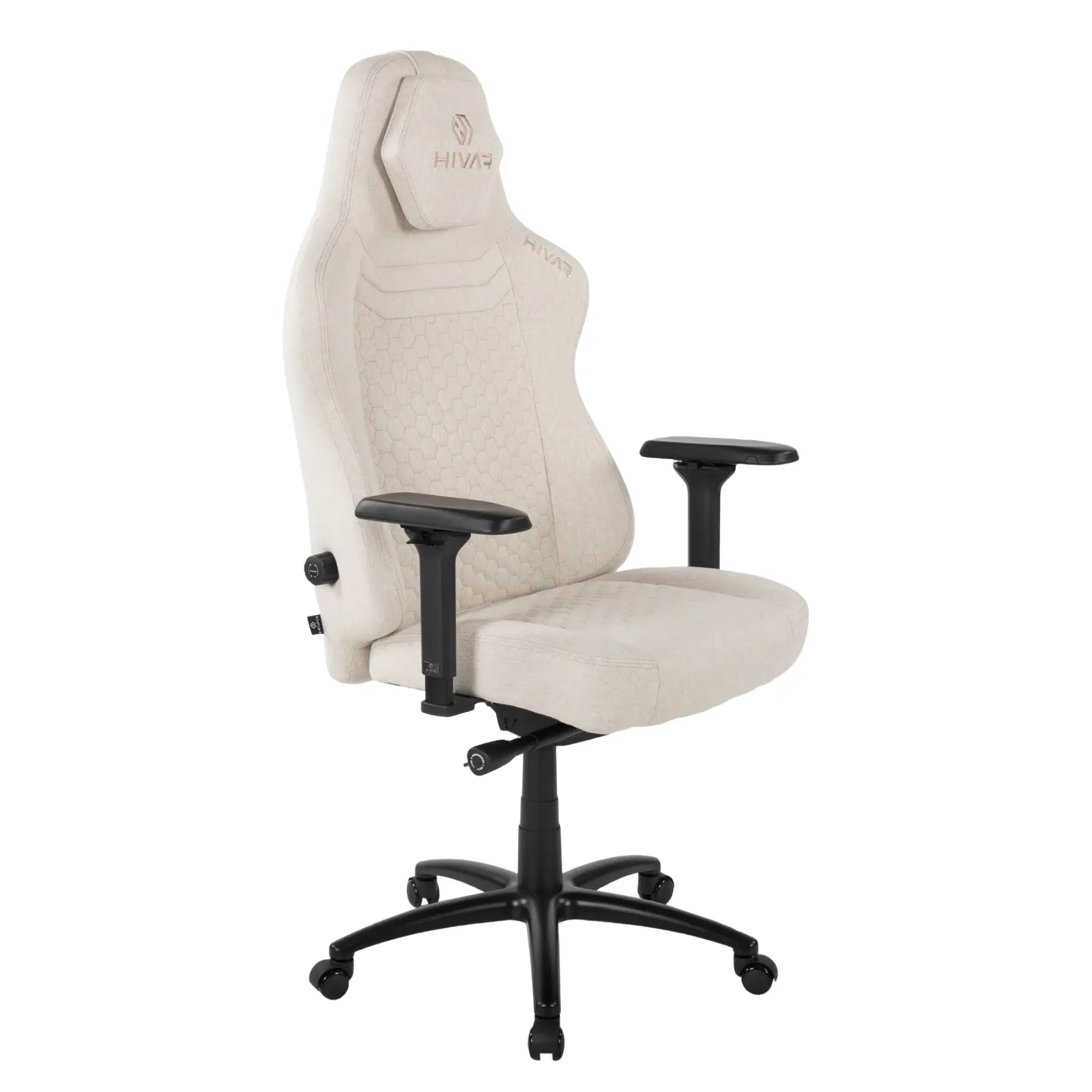 HIVAR Orbical XL Desert Coal rechte Ansicht - mattschwarzes Fußkreuz, moderne Farbgebung, wohnliches Design