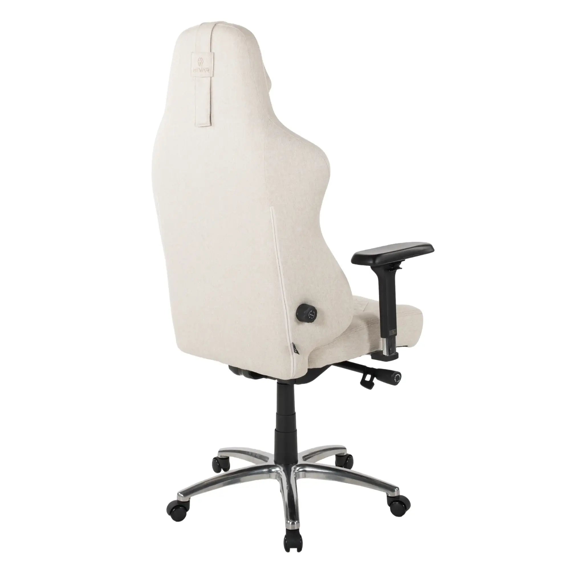 HIVAR Orbical XL Desert Silver Rückansicht - höhenverstellbare Rückenlehne, vielseitig einstellbare Funktionen