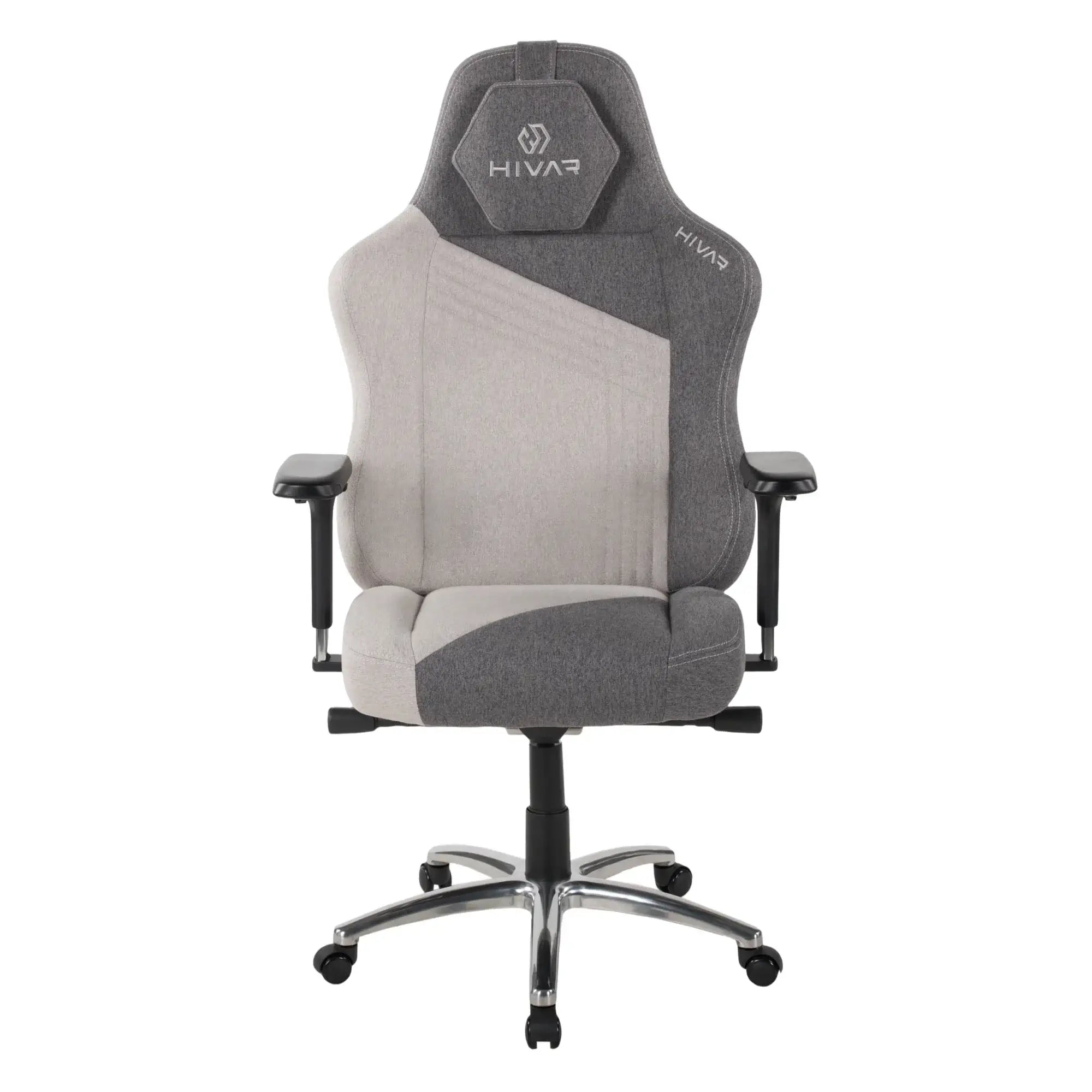 HIVAR Skylar XL Ash Silver Vorderansicht - Maßgeschneiderter Komfort für jede Situation, modernes Design