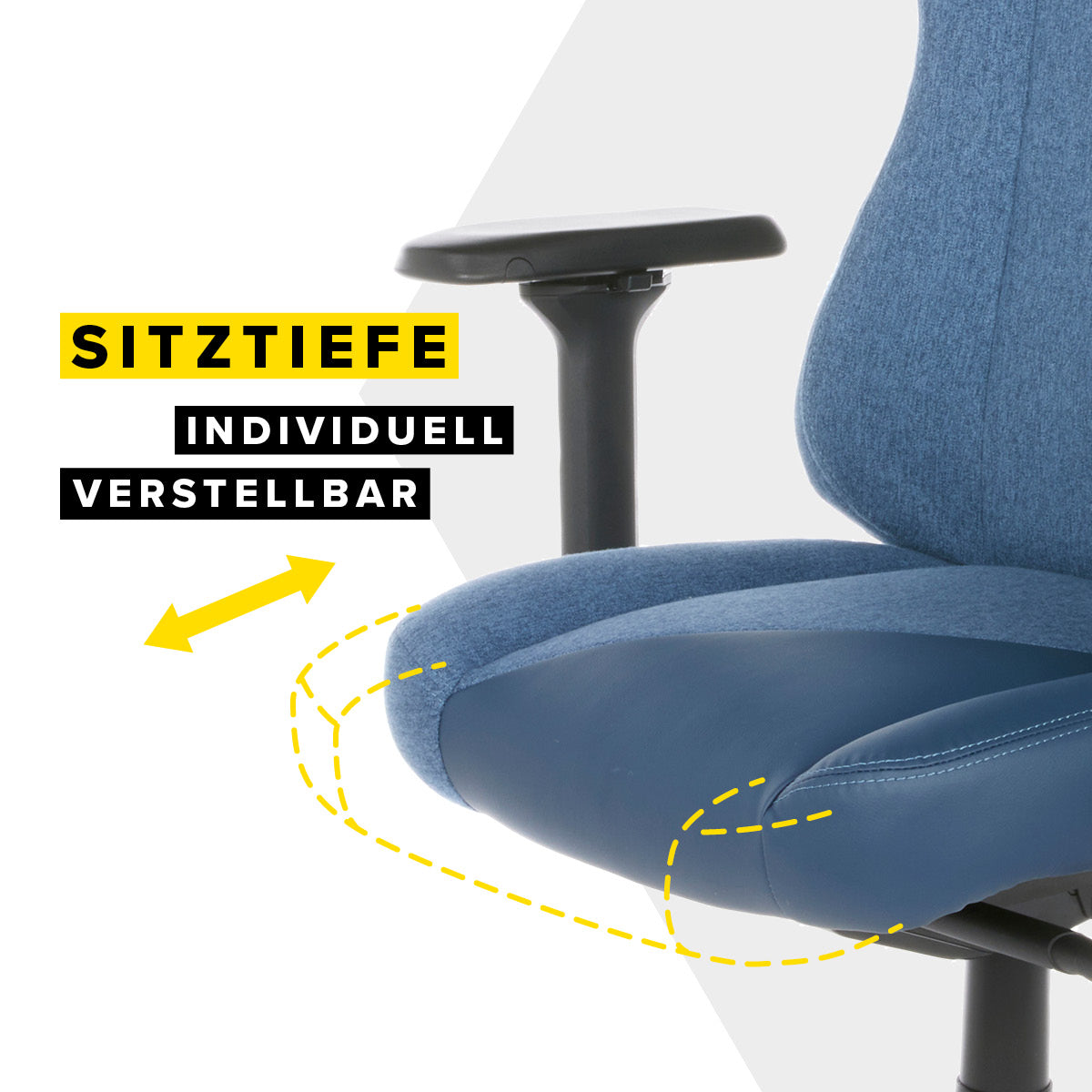 Gaming Stuhl ergonomisch verstellbare Sitztiefe